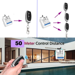 Interrupteur sans fil 1 canal 433 MHz DC 12V 10A 50m avec 2 télécommandes et mode de temporisation pour porte de garage - Vente en gros - Product Image 5