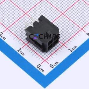 W300121KC-4PB2123 Wire-to-Board Pin Header Through hole Component (THT),P=3mm Connector 2x2P 3mm Through Hole Micro-Fit (MX 3.0) - Product Image 1