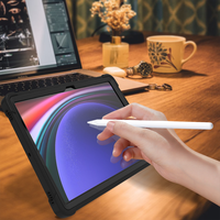 TOZIZO Étui et housse en silicone pour tablette Tab A9+/A9 Plus 11 pouces (SM-X210/216/218) Housse de protection souple et légère