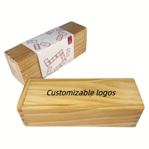 Juego de Dominó de Madera de Lujo Ecológico al por Mayor con Sistema de Almacenamiento Abierto para Entretenimiento en el Hogar y Juegos Educativos - Product Image 4