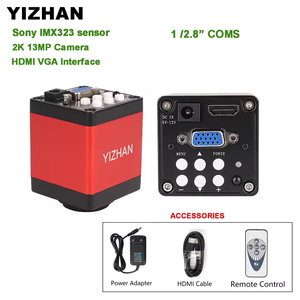 YIZHAN 디지털 현미경 13MP 1080P VGA 산업용 레드 카메라 150X 줌 렌즈 접이식 브래킷 - Product Image 5