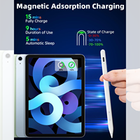 Stylet sans fil avec chargement magnétique et port Type-C pour iPad, avec rejet de la paume et écriture inclinable, logo personnalisé