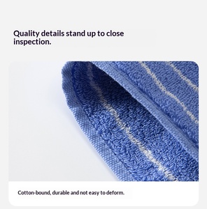 <span class=keywords><strong>Toalla</strong></span> Facial y de Manos de Algodón Puro con Rayas Finas, Antibacteriana, Suave para la Piel, Tejido Liso, 34x74CM, Superventas Transfronteriza - Product Image 6