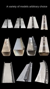 Stainless Steel Rain Drainage Rainwater <strong>Gutters</strong> Water <strong>Gutter</strong> System Water <strong>Gutters</strong> - Product Image 2