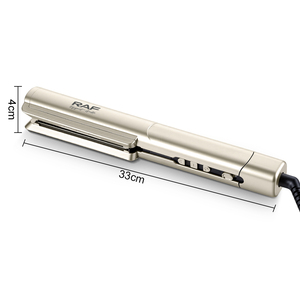 Lisseur de cheveux professionnel RAF R.0400 pour la maison, 63W, contrôle numérique de la température, 230°C, <span class=keywords><strong>fer</strong></span> <span class=keywords><strong>à</strong></span> lisser avec cordon rotatif <span class=keywords><strong>à</strong></span> 360 degrés - Product Image 5