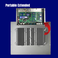PC industriel embarqué sans ventilateur, tactile capacitif, étanche IP65, Linux/Windows, processeur Core i7-1255U, DDR5, de 8'' à 21,5''