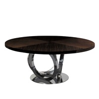 Service à thé chinois moderne et de luxe, ensemble rond en bois, pour salon, offre spéciale,