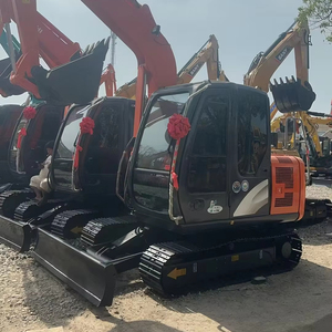 Mini-excavatrice hydraulique Hitachi ZX60 à bas prix, 6 tonnes, moteur japonais d'origine, en stock, livraison rapide - Product Image 1