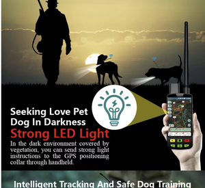 Động Vật Hoang Dã giám sát Thợ Săn <span class=keywords><strong>GPS</strong></span> Hound wifi 4 gam Dog <span class=keywords><strong>Tracker</strong></span> 2 <span class=keywords><strong>IP</strong></span> 68 cổ áo với 3.94 inch màn hình cảm ứng hiển thị - Product Image 3