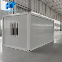 Dortoir pliable modulaire préfabriqué Petite maison pliable Conteneur pliable Maison préfabriquée avec toilettes