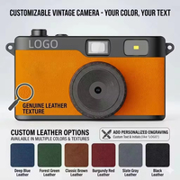 Cámara Digital Estilo Retro de 13MP sin Pantalla, Cámara Vintage para Niños y Principiantes, Fotografía Portátil, Diseño Compacto