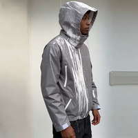Veste de randonnée pour homme en nylon personnalisée, thermoréactive, changeant de couleur, imperméable et coupe-vent