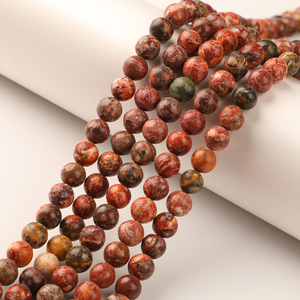 Perles rondes en <span class=keywords><strong>pierre</strong></span> <span class=keywords><strong>naturelle</strong></span> de 38cm en cristal de turquoise africaine perles en vrac pour la fabrication de bijoux <span class=keywords><strong>à</strong></span> bricoler soi-même 4 6 8 10 12mm vente en gros - Product Image 4
