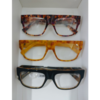 Vente en gros de montures en acétate d'épaisseur de liquidation Montures de lunettes de grande taille Montures de lunettes en acétate Monture de lunettes optiques pour hommes et femmes