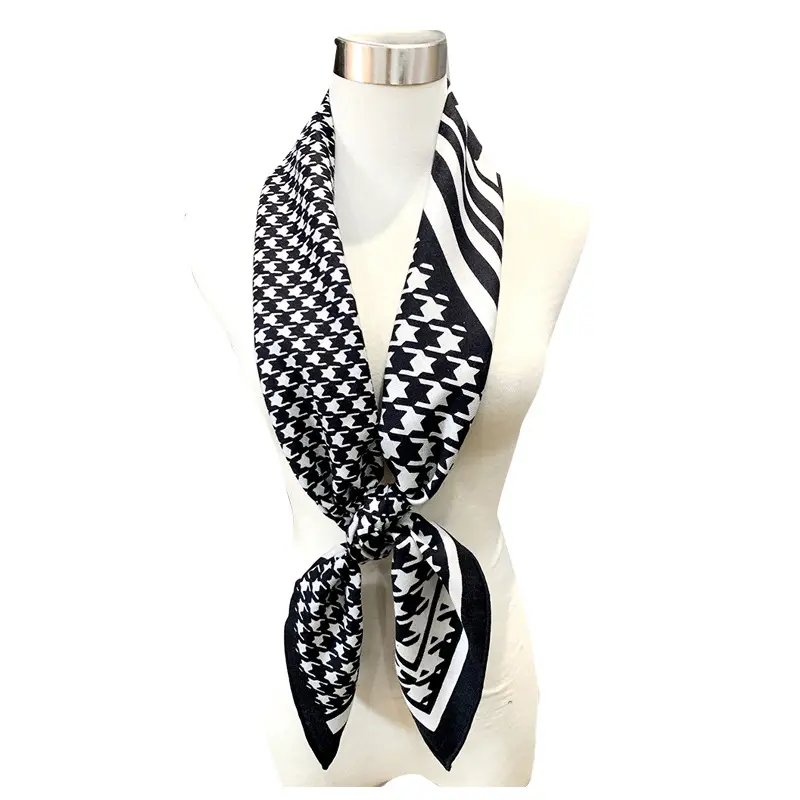 Sciarpa quadrata centrale in cashmere di seta color castagno di grado Penny ~ 100cm per scialle sciarpa calda autunno-inverno donna