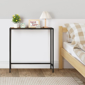 Bảng điều khiển Bảng hẹp lối vào bảng, bàn sofa công nghiệp với kệ, lối vào bảng cho phòng khách - Product Image 4