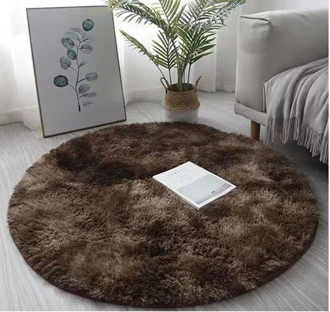 กลม-สีน้ำตาล