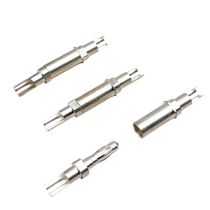 Connecteur banane Adb d'Édimbourg, en cuivre plaqué argent, broches mâles et femelles, taille personnalisée, haute conductivité, contact électrique - Product Image 4