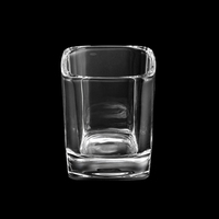 Ventes chaudes - Pot à bougie carré en verre de 6 oz avec une capacité de 250 ml - Couleur et forme personnalisées
