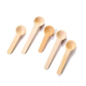 Cucharas Medidoras de Madera Ecológicas y Económicas para Té, Café, Cosméticos, Sales de Baño, Especias de Cocina, para Camping, con Logotipo Personalizado - Product Image 1