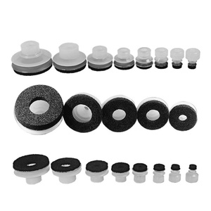 DP-40 Black <b>Silicone</b> Suction Cups No Trace Vacuum Sponge for Glass Custom Mold Processing <b>Rubber</b> Material - Product Image 1