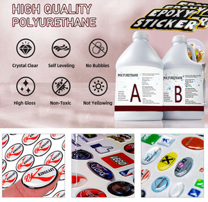 Số lượng lớn nhựa polyurethane Nhà cung cấp mềm PU nhựa doming nhựa polyurethane <span class=keywords><strong>Urethane</strong></span> nhựa cho 3D logo/nhãn/Sticker - Product Image 1