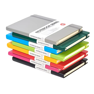 Promoción de fábrica, cuaderno de cuero PU de tapa dura A5 de alta calidad personalizado, diario, oficina, escuela, papelería, diario, libro - Product Image 2