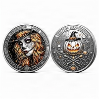 Pièce de monnaie en métal bronze de 45 mm peinte sur mesure avec impression typographique, thèmes de graduation, alimentation, vin, moto, vélo, objet de collection artistique, cadeau