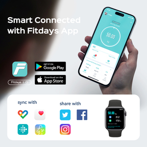 Thông minh cá nhân kỹ thuật số Quy mô phòng tắm điện tử có trọng lượng quy mô với hiển thị kỹ thuật số pin Powered Trọng lượng tối đa 180kg - Product Image 6