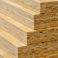 Panneau OSB/3 de haute qualité 4x8 pieds, colle E1, résistant à l'humidité, design moderne, garantie 2 ans, pour maison préfabriquée et conteneur