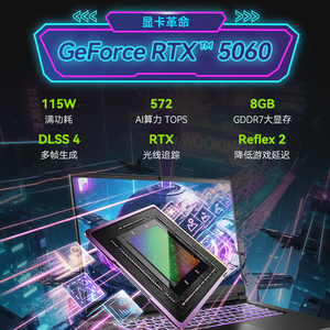 แล็ปท็อปเกมมิ่งที่ดีที่สุด I7 เจนเนอเรชั่น 13 ขนาด 16 นิ้ว RTX 5060 12GB DDR5 พร้อมอัตรารีเฟรช 165Hz และหน่วยความจำ SSD 64GB DDR5 - Product Image 4