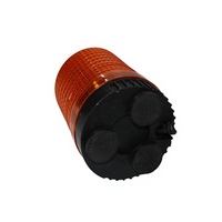 KaiHua 12V Bernsteinfarbenes LED-Blitzwarnlicht mit Magnetfuß (OE KaiHua003) 48W für Gabelstapler & Baumaschinen