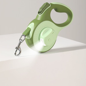 Correa retráctil automática ajustable con logotipo personalizado para perro, luz LED brillante con Flash, dispensador de soporte para bolsa de caca, correa para mascotas de plomo - Product Image 6