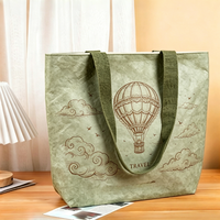 Sac fourre-tout personnalisé en papier Tyvek, sac à main écologique recyclable, poignée large, sac de transport robuste pour le shopping