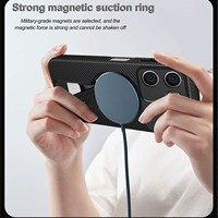 Étui de téléphone portable magnétique à texture fibre de carbone populaire pour OPPO Reno 15 Pro Max Reno 14 Reno 13 A5X A6X