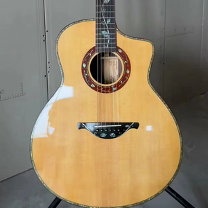 <span class=keywords><strong>Guitarra</strong></span> Acústica de Alta Calidad de <span class=keywords><strong>40</strong></span>/41 Pulgadas en Oferta, con Tapa de Abeto, Fondo y Lados de Caoba, Acabado Brillante, Instrumentos Musicales - Product Image 1