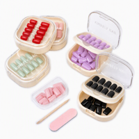 Faux ongles en gel souple à presser, couleur unie, réutilisables, multicolores, vente en gros, usine OEM