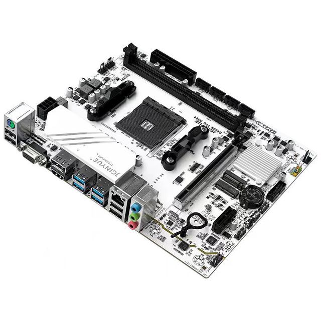 New JGINYUE B450 AM4 M-ATX Motherboard for 2000-5000 Series CPU Double DDR4 RAM Desktop PC B450M PRO ARGB