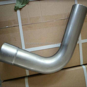 Tuyaux d'<span class=keywords><strong>échappement</strong></span> pliés sur mandrin, droits, à <span class=keywords><strong>45</strong></span> et 90 degrés, en acier inoxydable/aluminium/titane - Product Image 2