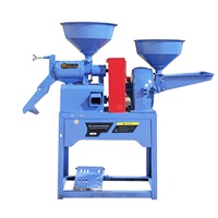 Machine à décortiquer et à moudre le riz automatique compacte LIANHENONGMU pour usage domestique, batteuse de blé et de riz 220/380V 2.2-3HP