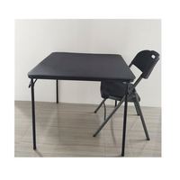 Table à manger pliable Portable carré pliant Standard pont jeu de cartes table de camping table de poker