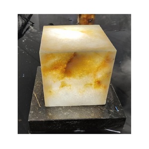 Moderne Luxe Natuurlijke Marmer <span class=keywords><strong>Onyx</strong></span> Stenen Vloer Tafel Lampen