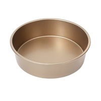 Circulaire cakevorm met ronde bodem, gemaakt van koolstofstaal, antiaanbak bakgereedschap voor cakes.