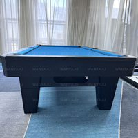 Table de billard professionnelle en ardoise noire de qualité supérieure, prix fabricant, norme internationale, retour de boules, table de billard diamant 9 pieds