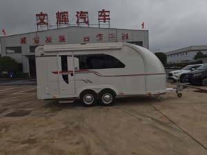 Caravane <span class=keywords><strong>de</strong></span> camping personnalisée, hôtel mobile <span class=keywords><strong>de</strong></span> luxe à double essieu, brevetée, pour camping-car familial <span class=keywords><strong>de</strong></span> luxe, caravane <span class=keywords><strong>de</strong></span> voyage mobile avec cuisine - Product Image 4