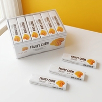 Fruity Chew Mango Flavor Cartoon Gummy Candy Chewy Soft Candy Sugar Multi-Colored Box Packaging Wholesale