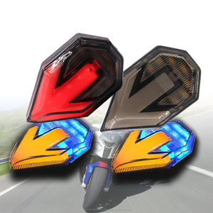 LED para <span class=keywords><strong>la</strong></span> vuelta de <span class=keywords><strong>la</strong></span> motocicleta de las señales de ajuste personalizado moda luz estroboscópica luz luces led motocicleta - Product Image 2