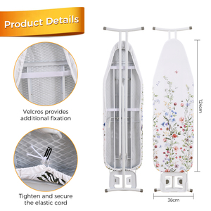 100% couverture de planche <span class=keywords><strong>à</strong></span> <span class=keywords><strong>repasser</strong></span> en coton 124x38cm en feutre épais résiste aux taches de brûlure couverture de planche de taille réglable - Product Image 4