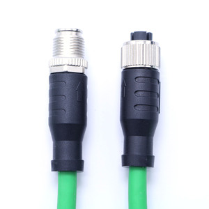 Cable Conector Impermeable M12 Macho a Hembra con Clasificación IP67 para Automatización Industrial - Product Image 3