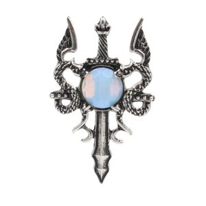 Diverses formes Dragon Charm Pendentif Guérison Naturelle Cristal Opalite Pierre DIY Collier Porte-clés - Product Image 4